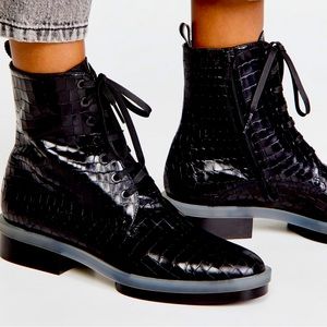 Robert Clergerie Snake Boots -Never worn
